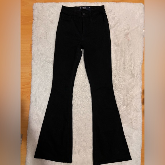 Black Hollister Flare Jeans - Picture 6 of 9